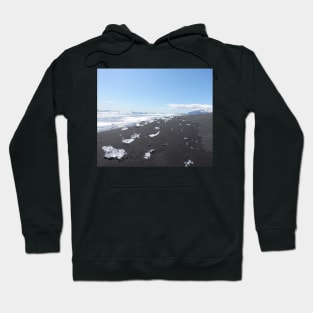 Iceberg on the beach Hoodie